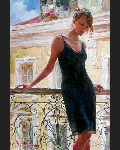 Garmash Afternoon on the Balcony